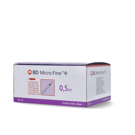 BD 0.5ml Microfine Insulin Box Of 100