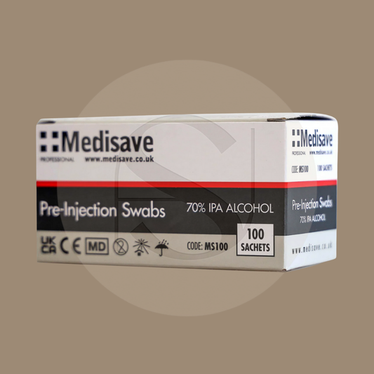 IPA Alcohol Pre Injection Swabs Box Of 100
