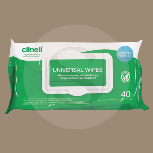 Clinell Universal Sanitising Wipes Pack Of 40